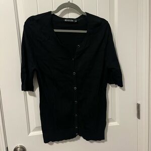 New York & Company Short-sleeved Cardigan